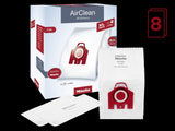 Miele AirClean 3D Efficiency FJM Dust Bags Value Pack, 8-pk