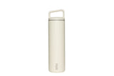 Wide Mouth Stainless Steel Insulated Travel Water Bottle, Sandstone White, 20-oz