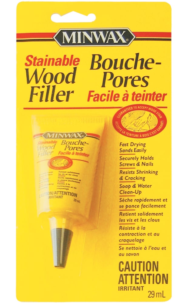 Stainable Interior/Exterior Wood Filler, Latex-Based, 29-mL I4807