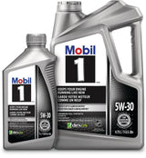 5W30 Synthetic Engine/Motor Oil Set, 4.73-L + 1-L