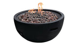 Jefferson Outdoor Gas-Fueled Fire Bowl with PVC Cover, 40,000 BTUs, 26 x 26 x 13-in