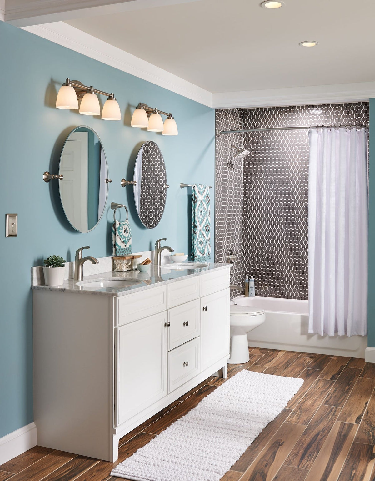 Lindor Single Handle Bathroom Faucet, Spot-resistant Brushed Nickel