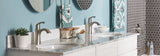 Lindor Single Handle Bathroom Faucet, Spot-resistant Brushed Nickel