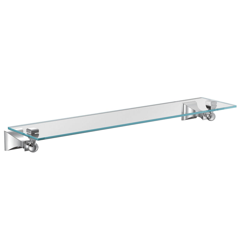 Retreat Glass Vanity Shelf, Chrome F1864