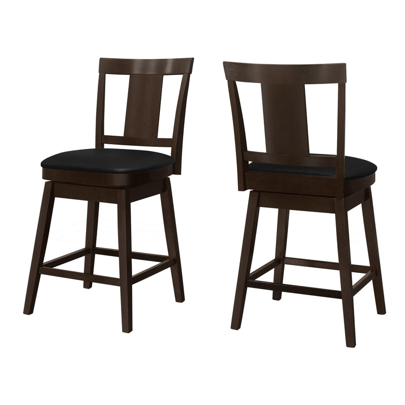 Specialities Panel Swivel Barstool Set, 39-in, 2-pc N7696