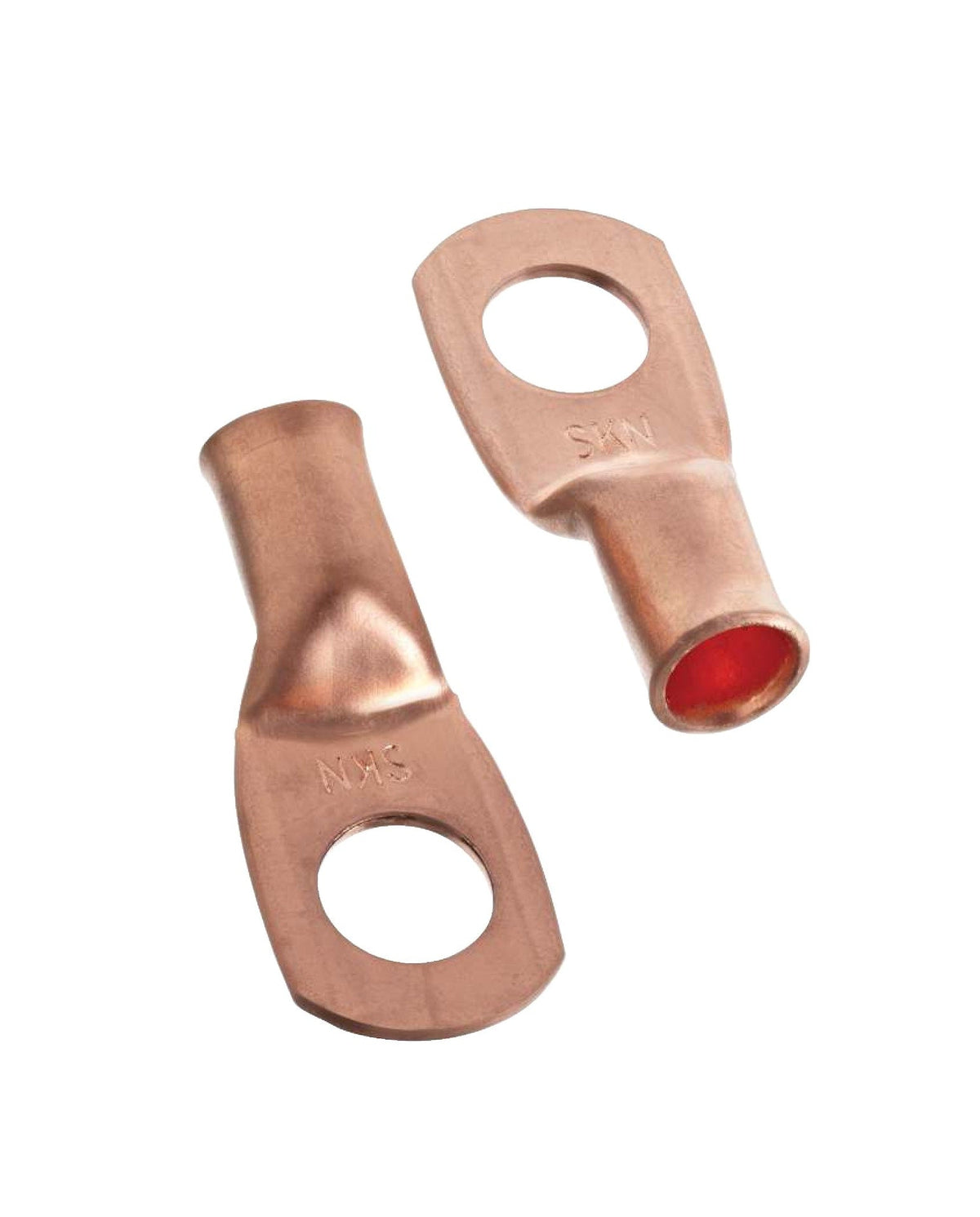 Copper Battery Cable Ends/Terminal Lugs/Ring Terminals, 4-Gauge, 3/8-in Stud