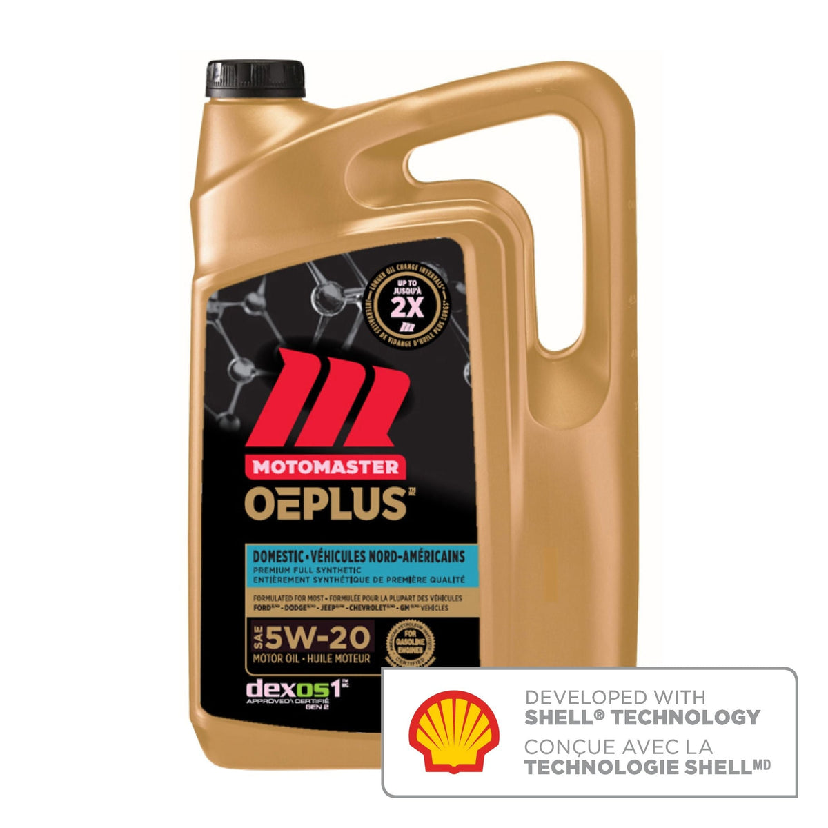 OEPLUS Domestic Premium 5W20 Synthetic Engine/Motor Oil, 5-L