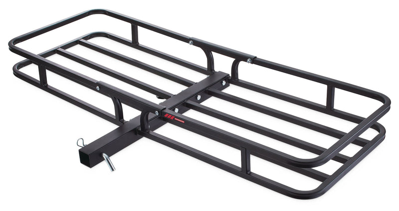 Steel Hitch Basket Cargo Carrier, 500-lb Capacity, Black A8985