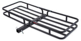 Steel Hitch Basket Cargo Carrier, 500-lb Capacity, Black