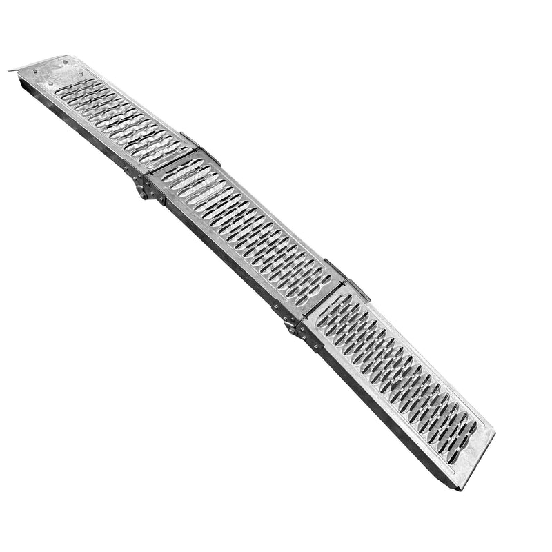 Tri-Fold Steel Loading Ramps, 72-in, 1000-lbs, 1-Pair Z2649