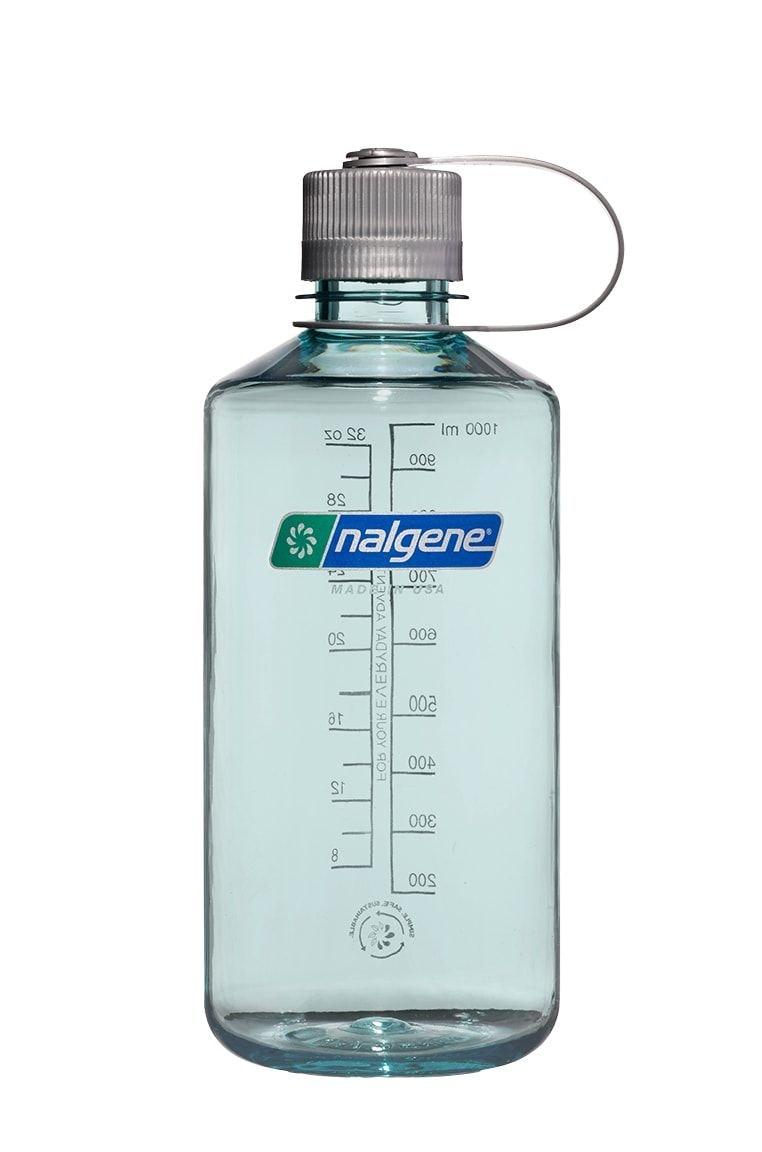Sustain Narrow Mouth Water Bottle, Seafoam, 1 L