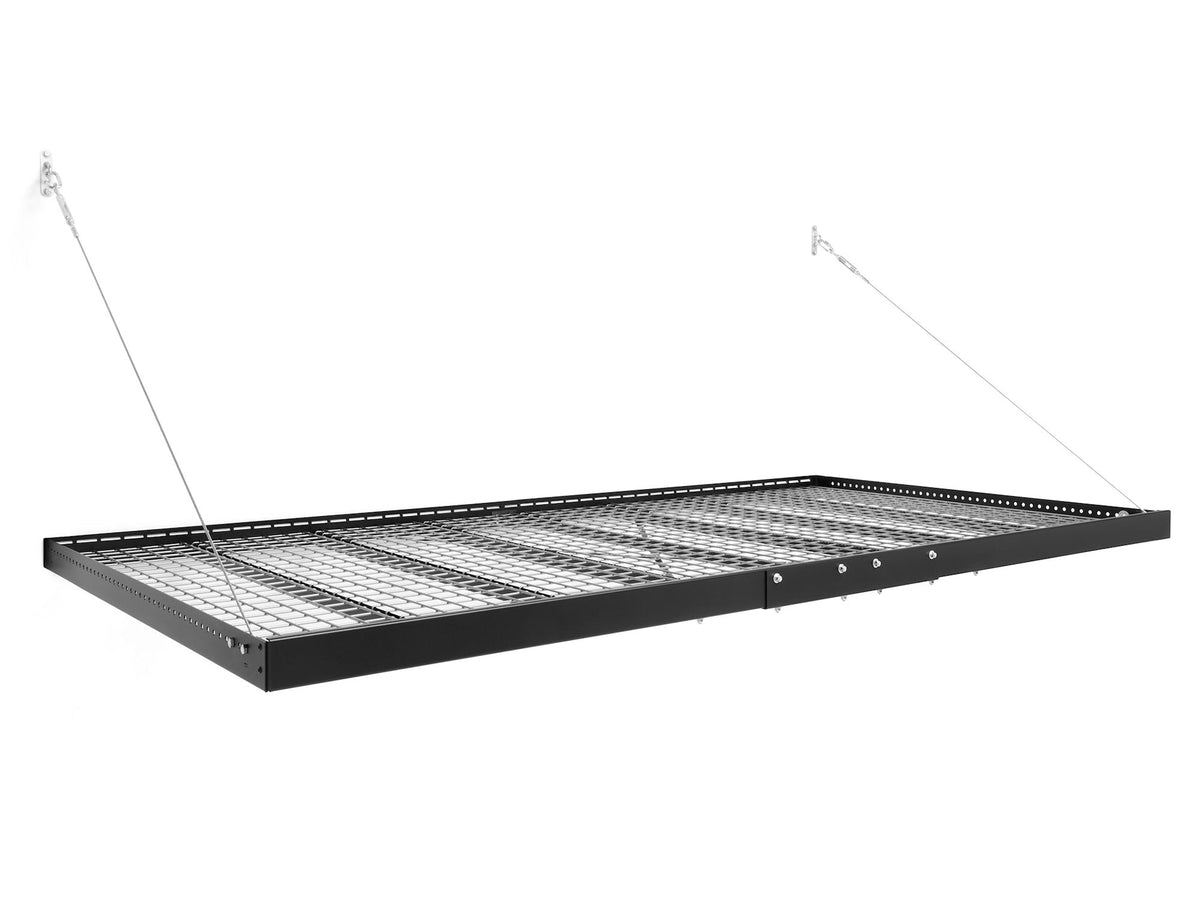 Wall Mounted Heavy-Duty Steel Shelf, 600-lb Capacity, 4-ft x 8-ft