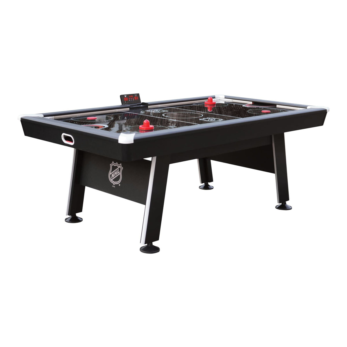 Attacker Hover Air Hockey Game Table with Electronic Scoreboard, Pucks & Pushers, 84-in