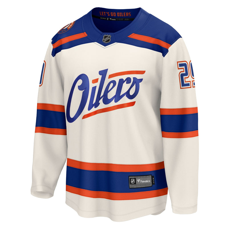 2025 Adult Standard Leon Draisaitl Alternate Breakaway Player Jersey, Various Sizes J7242