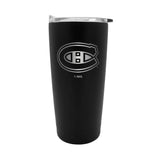 Executive Stainless Steel Insulated Travel Tumbler, Black, 20-oz