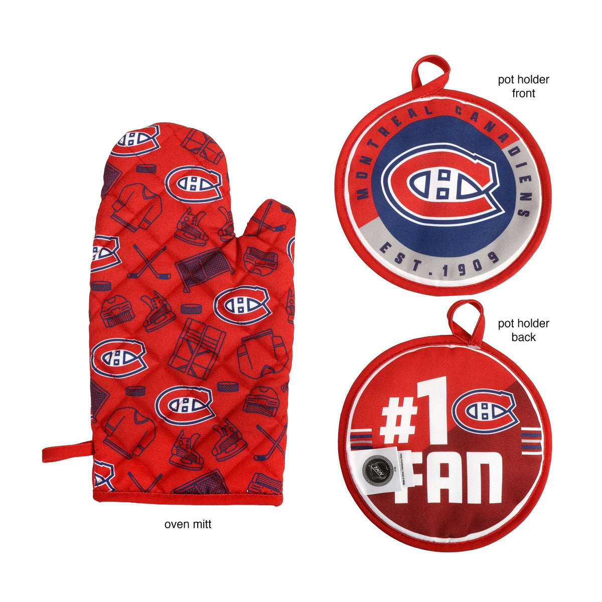 Kitchen Oven Mitt Pot Holder Set, 2-pc