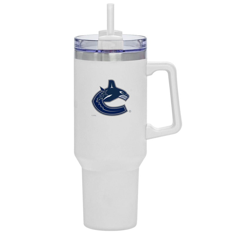 Travel Mug with Straw and Handle, 40-oz M152