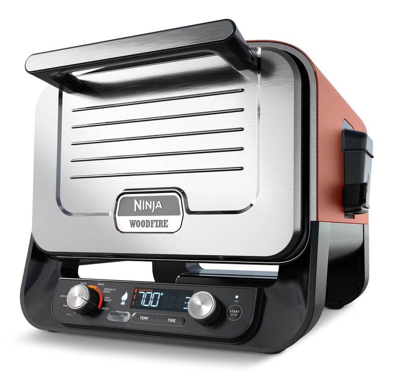 Woodfire 8-in-1 Electric Outdoor Oven for Pizza, Max Roast, Specialty Roast, Broil, Bake, Smoker, Dehydrate and Keep Warm, 105-700°F Z7892