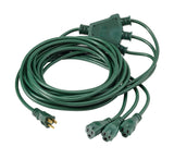 28-ft Outdoor 3-Split Extension Cord