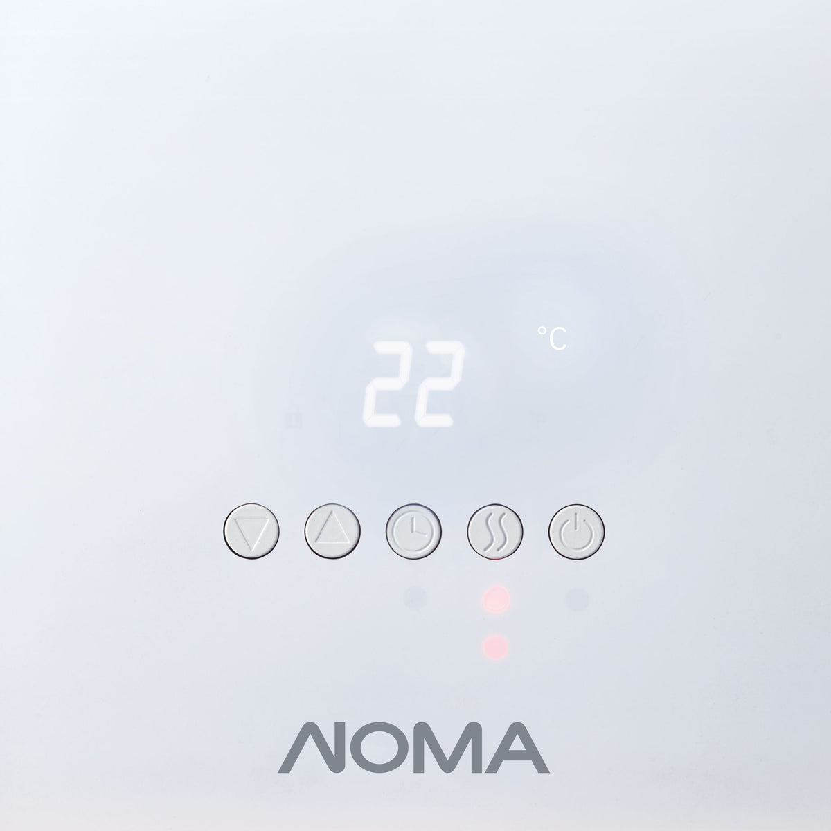 3-Setting Cabinet Heater with Child Lock, Quartz and Radiant Heating, Wood Grain Finish