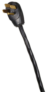 5-ft 6-in 40-Amp 4-Wire Range Power Cord, Black