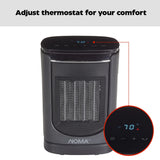 Digital Ceramic Desk Heater with LED Display