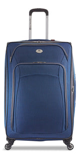 Outbound Coast Expandable Softside Spinner Wheel Travel 28-in Suitcase, Wet Pocket, Blue