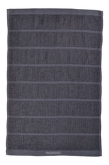All-Purpose Ribbed Cotton Terry Kitchen Towels, Charcoal, 2-pk