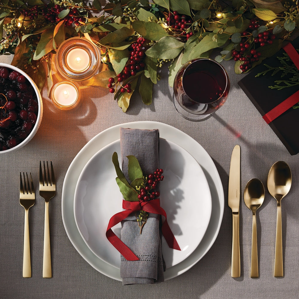 Belvedere Stainless Steel Flatware Set, Serves 4, 20-pc, Black