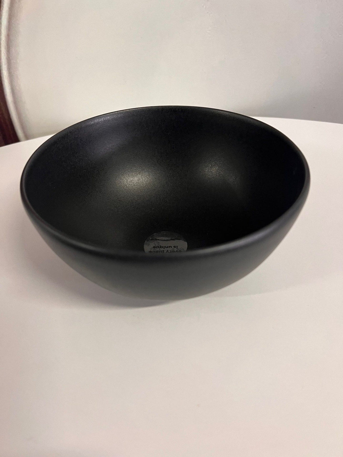 Dorset All-Purpose Stoneware Bowl, Oven Safe, 4-pk, Black Reactive