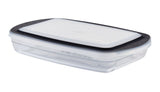 Glass Rectangular Baking Dish with Lid, 2.8-qt