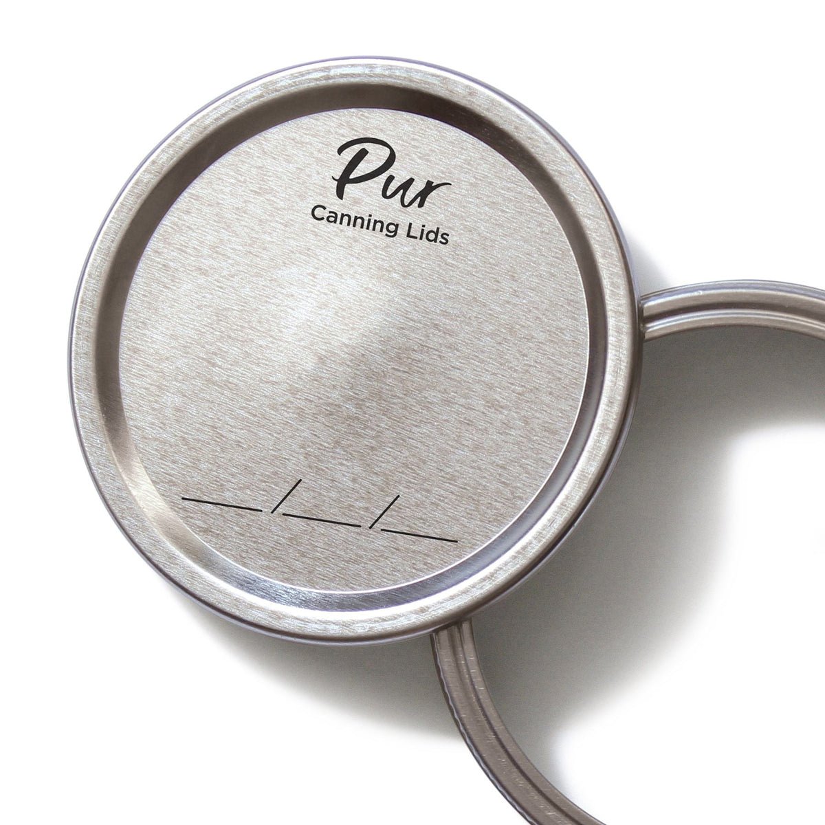 Pur Mason Regular Mouth Canning Lid & Band, Single Use, 12-pk