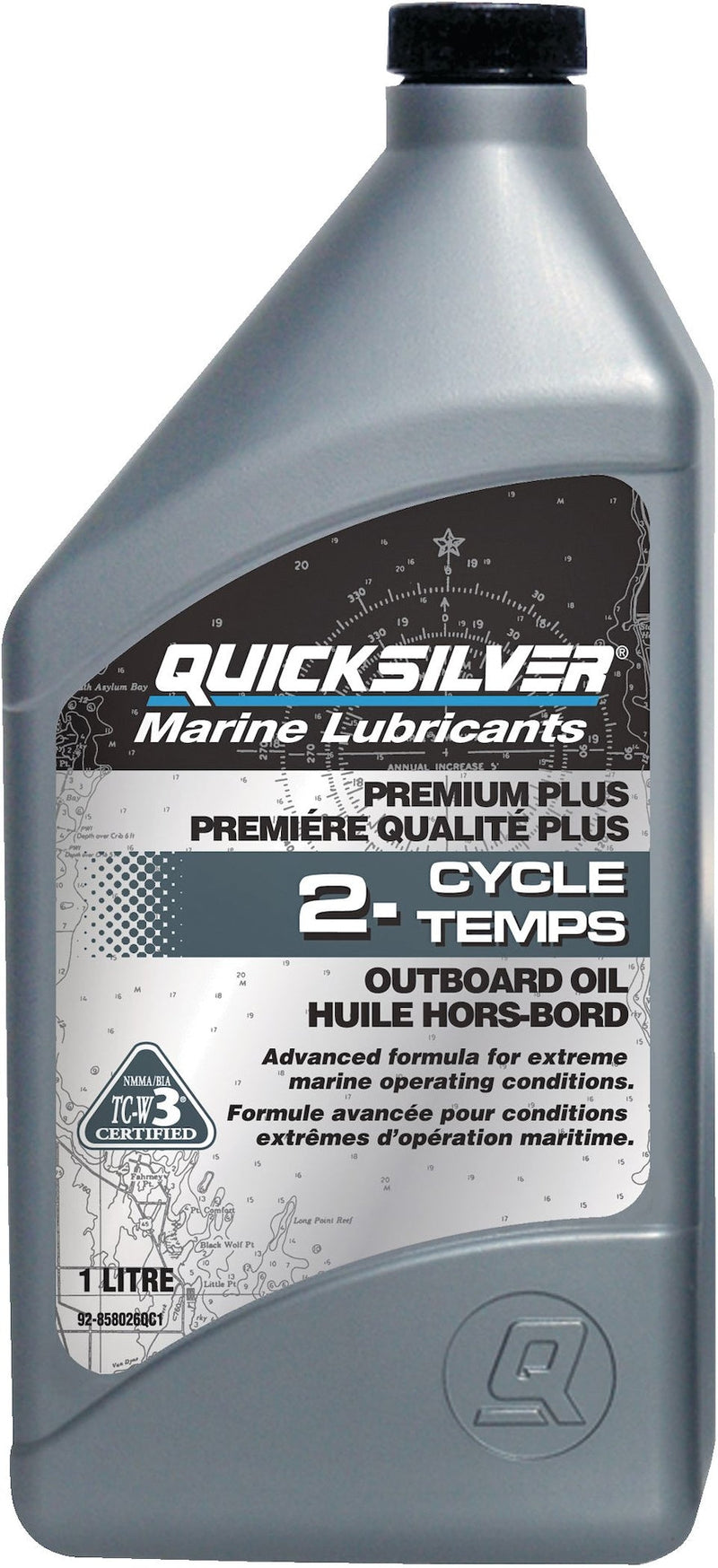 2-Stroke Premium Plus Marine Outboard Oil, 1-L Z5673