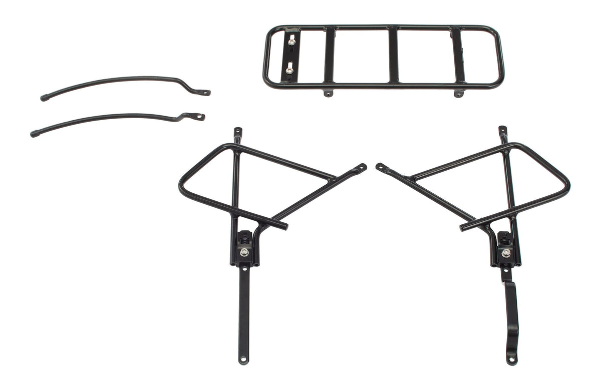 Adjustable Rear Bike Rack, Lightweight, Aluminum, Black