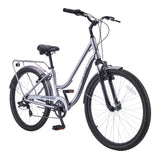 Campus Comfort Bike, Alloy V-brakes, 26-in, Silver