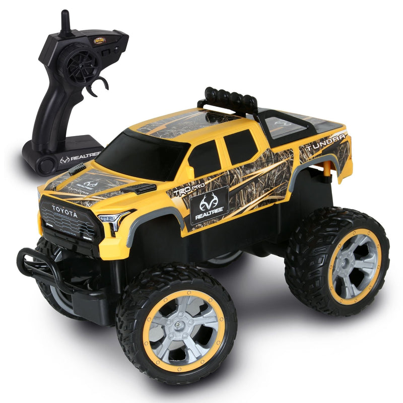 Yellow Tundra RC Car, 100-ft Range Y8786