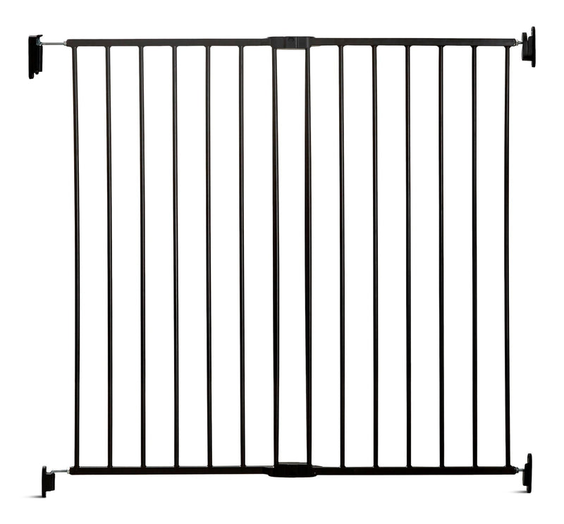 Top-of-Stairs Baby Gate, Black Q7472