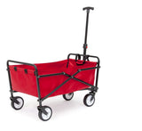 Outdoor Collapsible Folding Utility Wagon with Cup Holders, 150-lb Capacity