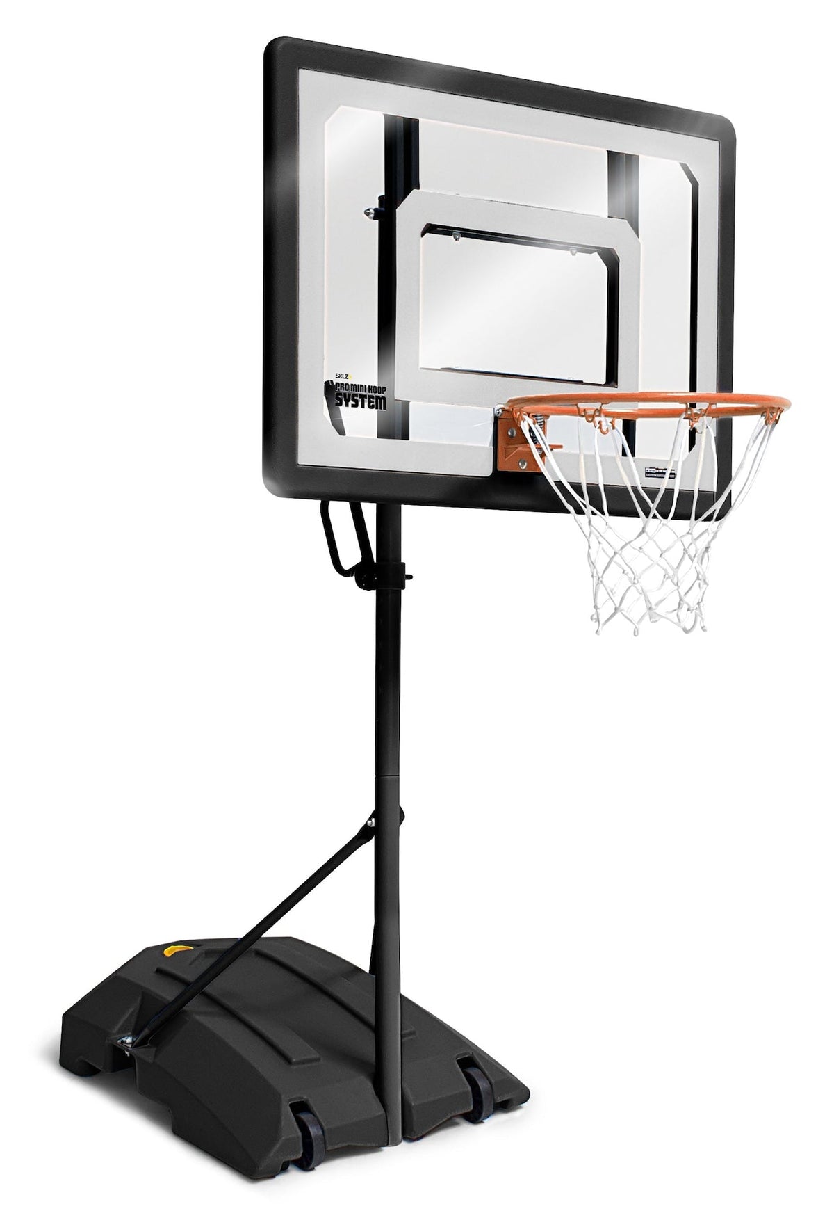 Pro Mini Kids' Portable Adjustable Poolside Basketball Backboard, Hoop & Net System with Ball, 33-in