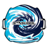 Snowslider Kids' 1-Person Lightweight Foam Winter Snow Saucer Sled/Toboggan with Handles