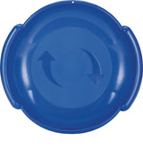 Spiral Kids' 1-Person Lightweight Plastic Winter Snow Saucer Sled/Toboggan