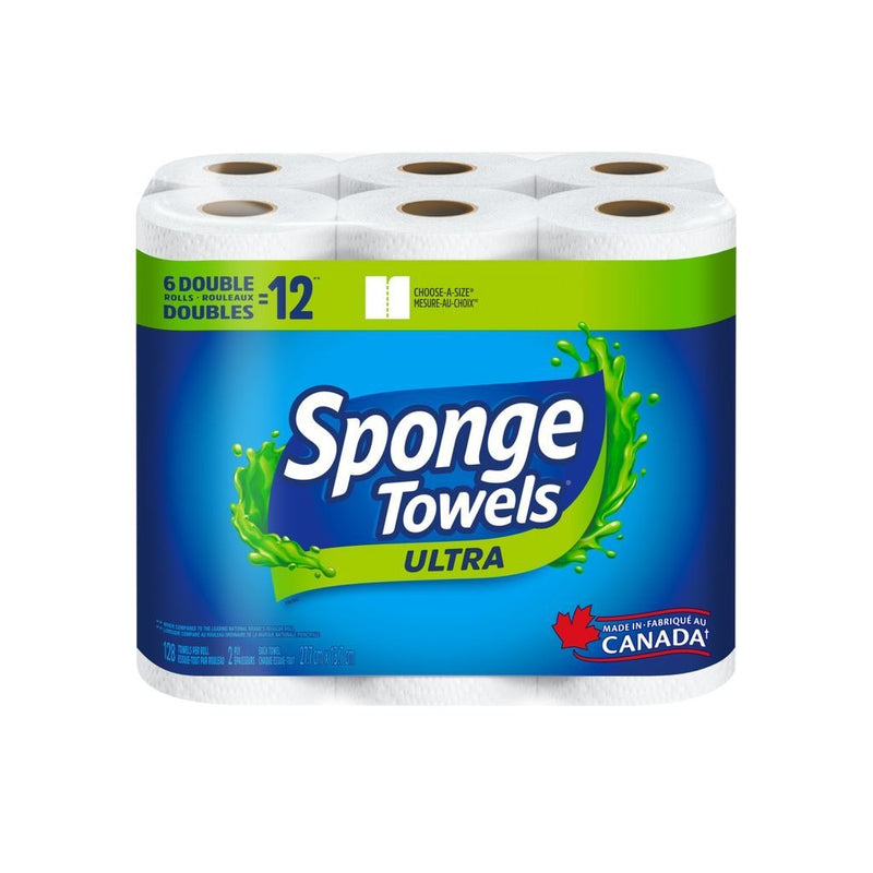 Ultra Choose-A-Size Paper Towel, 2-ply, 6-pk D6372