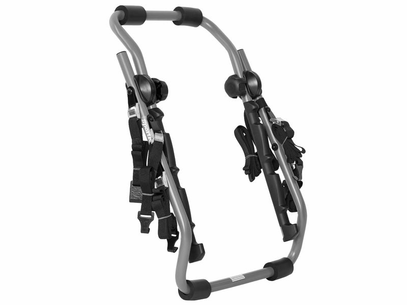 SR3162 Back-Up 3-Bike Trunk Mount Bike Rack with 6 Adjustable Straps, Granite Grey R5875