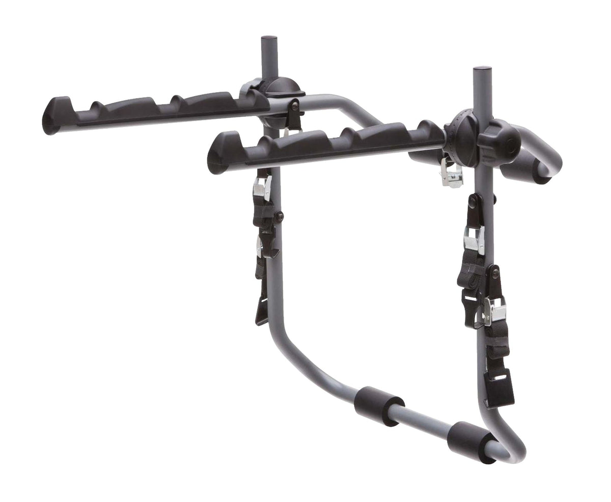 SR3162 Back-Up 3-Bike Trunk Mount Bike Rack with 6 Adjustable Straps, Granite Grey