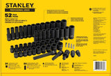 Pro 1/2-in Impact Socket Set, 52-pc