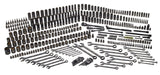 Professional Grade Black Chrome Socket Set, SAE/Metric, 427-pc