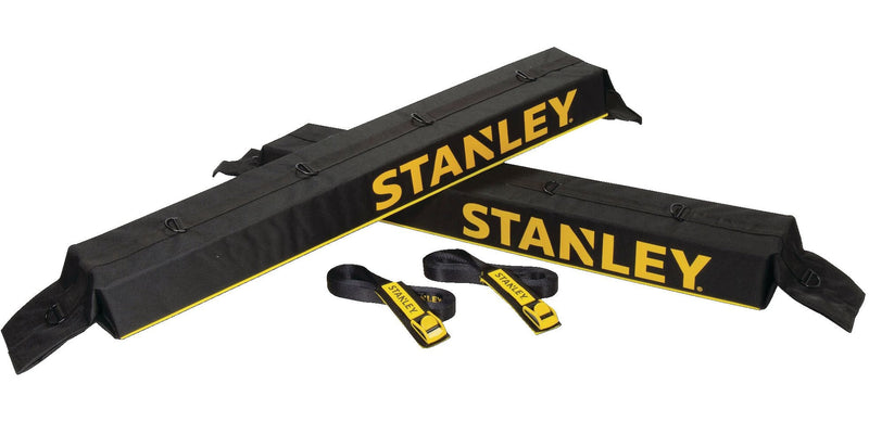 Roof Top Universal Rack Pad & Luggage Carrier System, Adjustable with 2 Tie-Down Straps, Black B3346