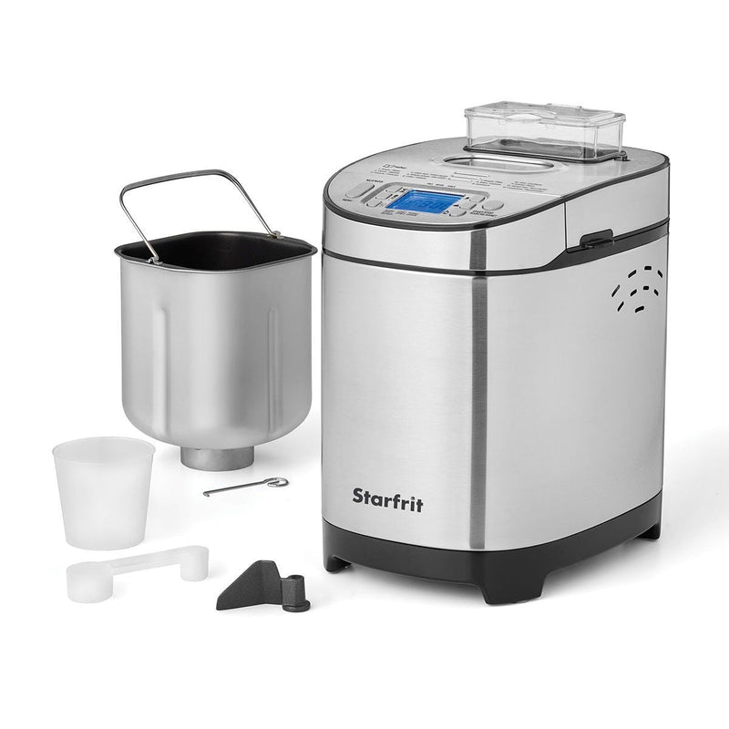 Digital Display Breadmaker, Stainless Steel, 2-lb E8607