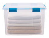Clear Storage Box with Gasketed Lid, 76-L