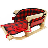 Alpine Slasher Winter Seat Pad Cushion For Traditional Wooden Baby Sleigh/Sled